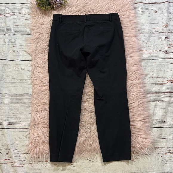 J. Crew Minnie Black Twill Stretch Crop Pants sz 4 - Picture 10 of 11